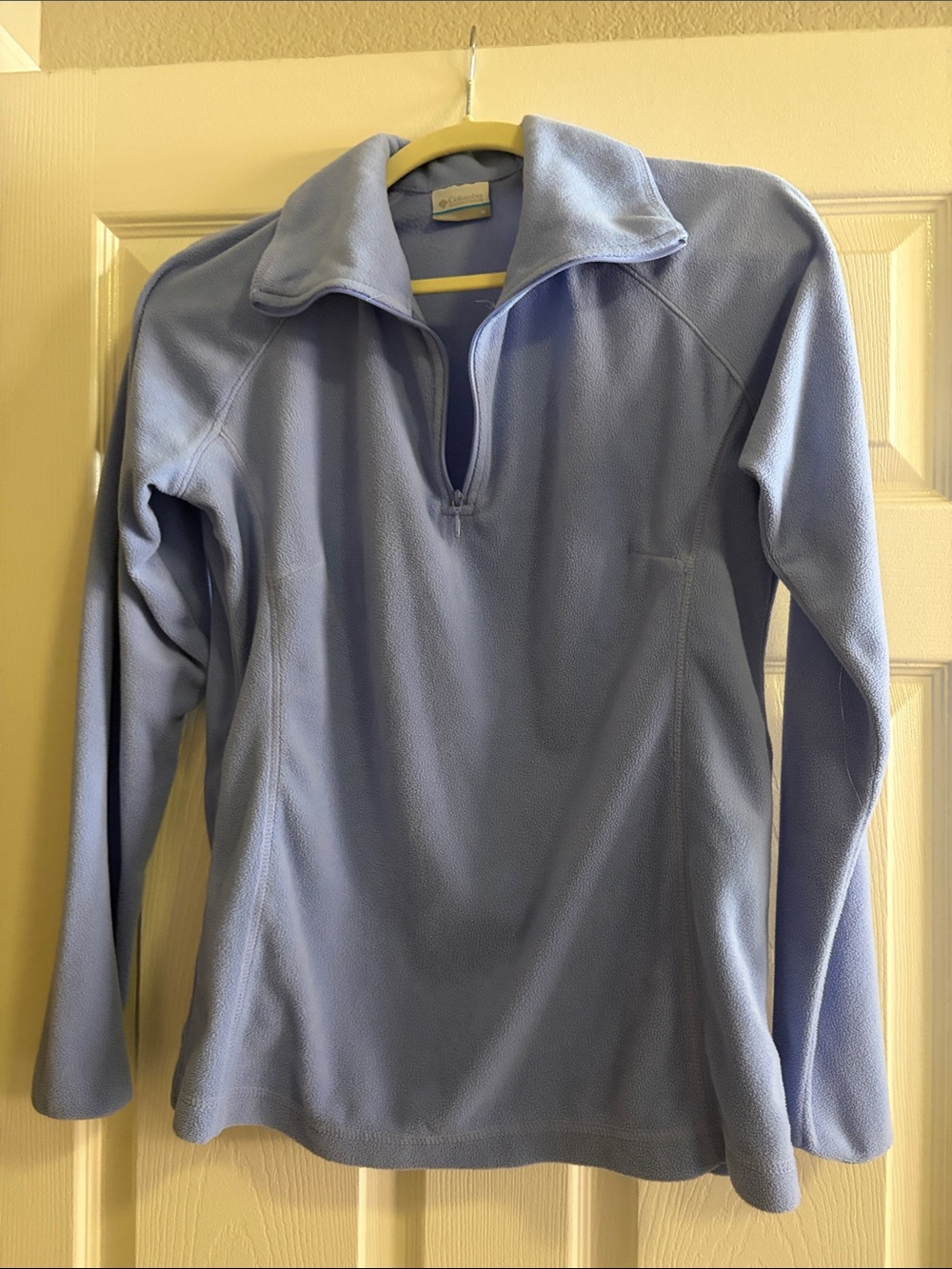 Women's Light Periwinkle Half-Zip Fleece Pullover